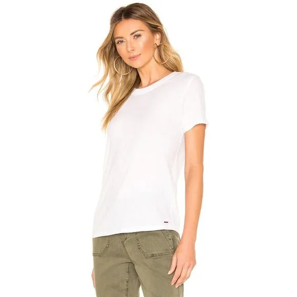 NEW🌺n:PHILANTHROPY Champ Ribbed White Tee - Picture 5 of 10